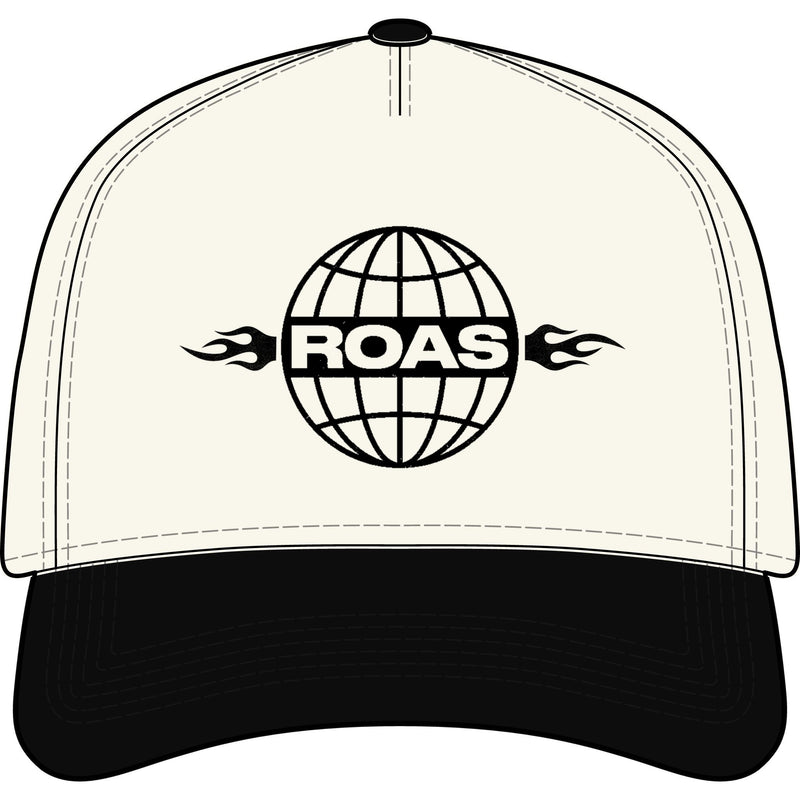 ROAS Flame Globe Two-Tone Cap