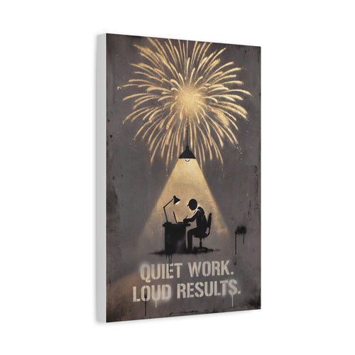 Quiet Work Canvas