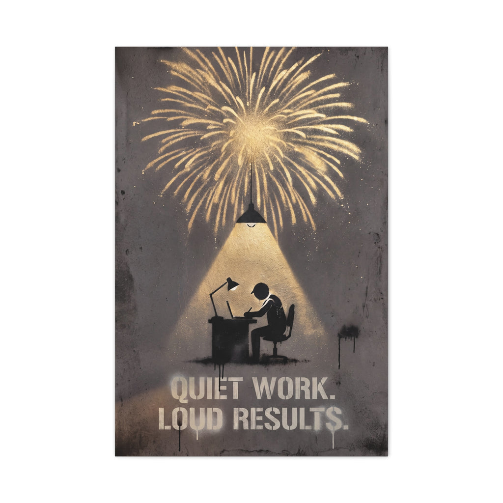 Quiet Work Canvas