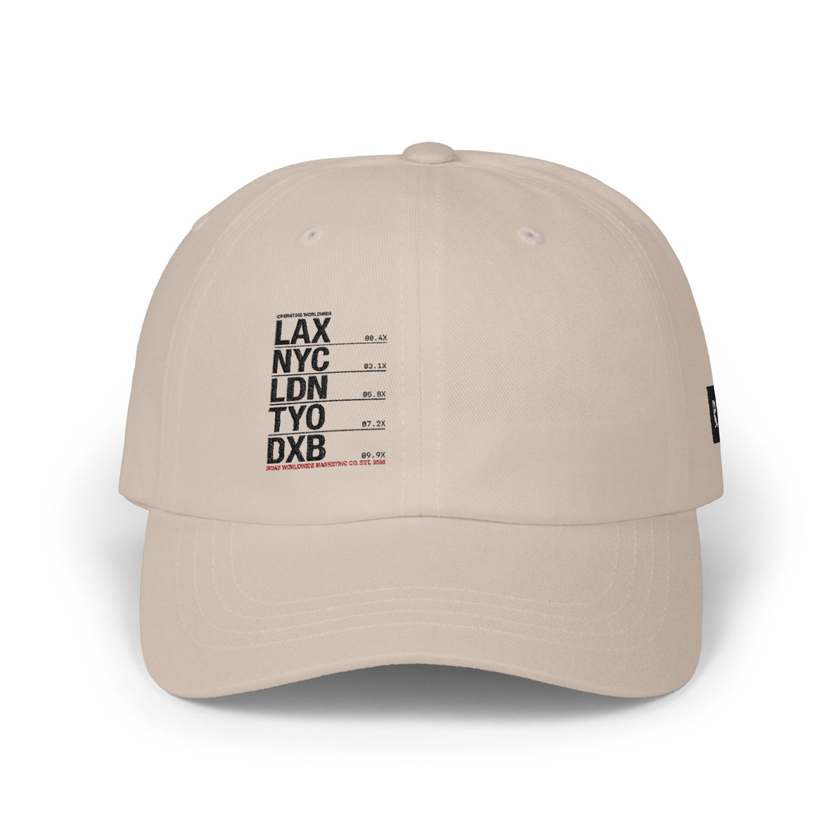 Airport Code Travel Dad Cap