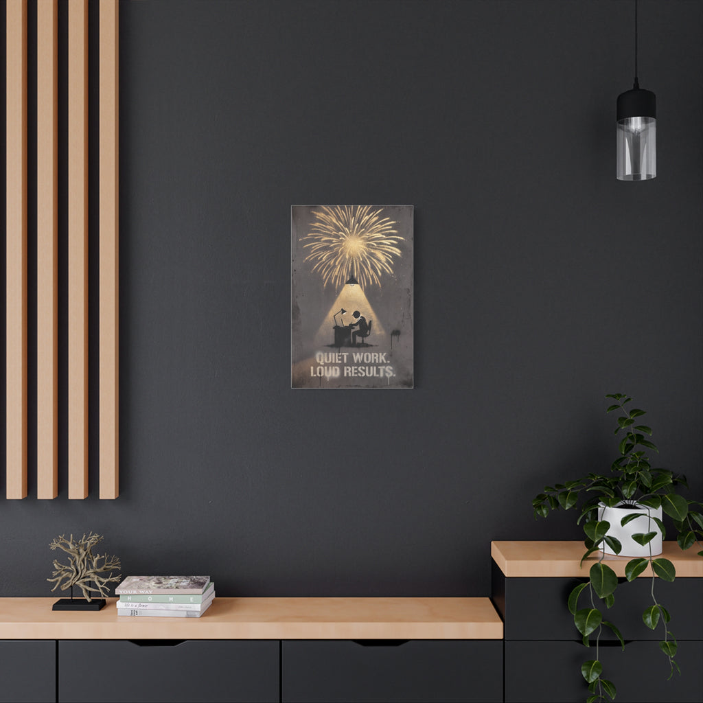 Quiet Work Canvas