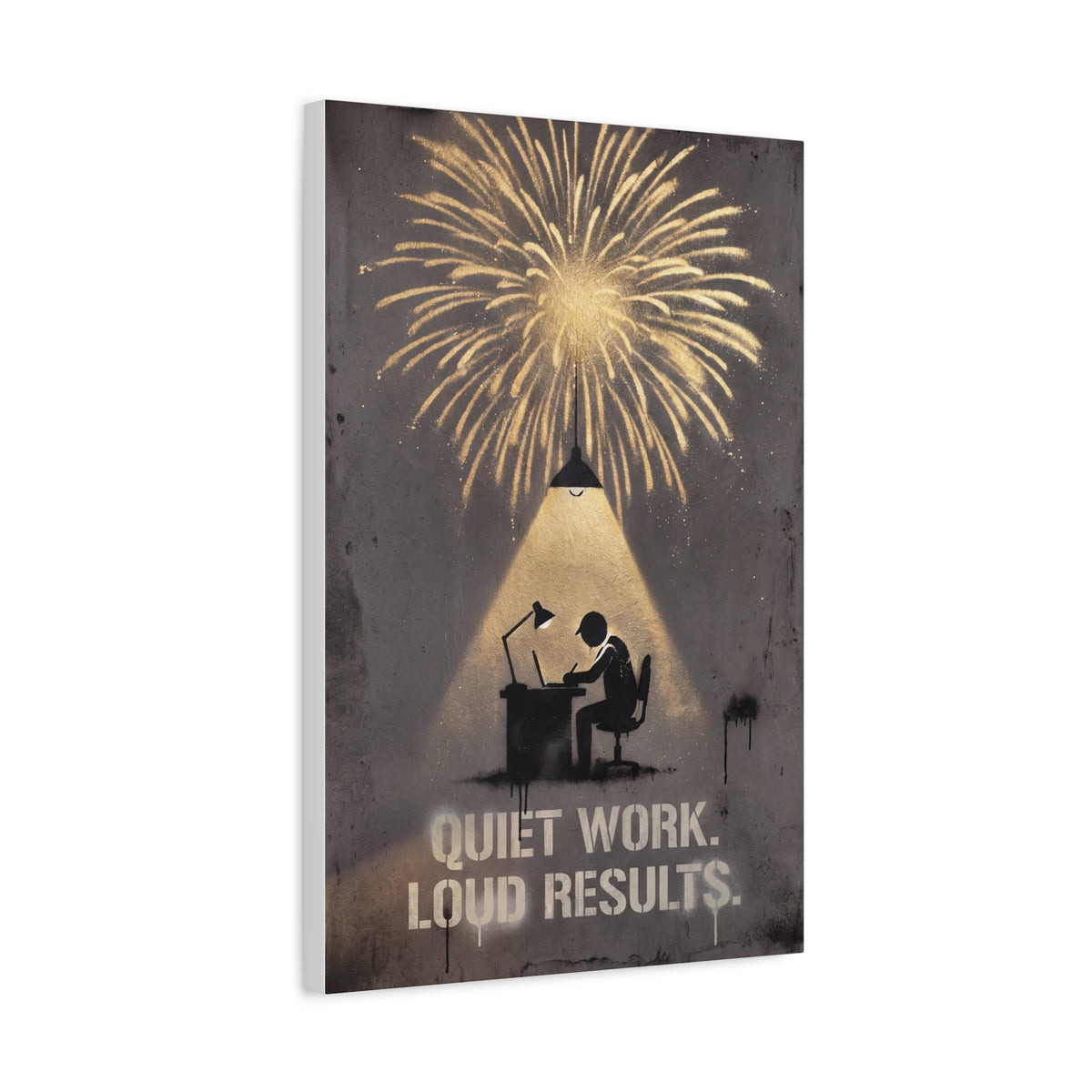 Quiet Work Canvas