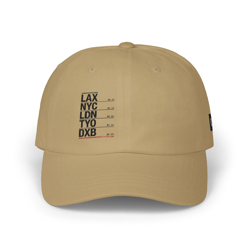 Airport Code Travel Dad Cap