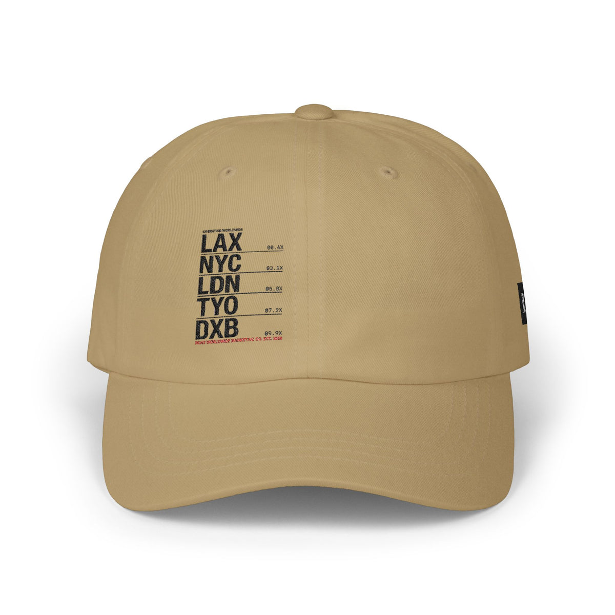 Airport Code Travel Dad Cap