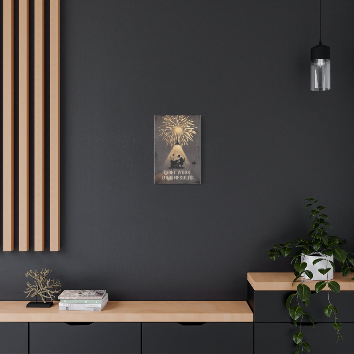 Quiet Work Canvas