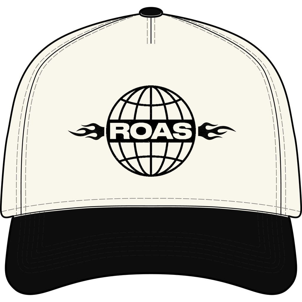 ROAS Flame Globe Two-Tone Cap