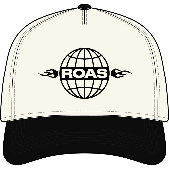 ROAS Flame Globe Two-Tone Cap