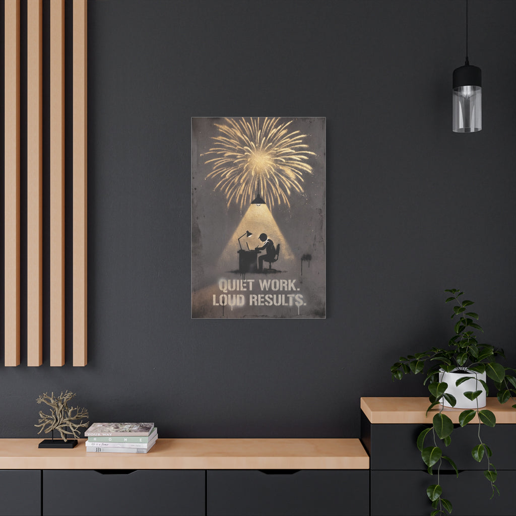 Quiet Work Canvas