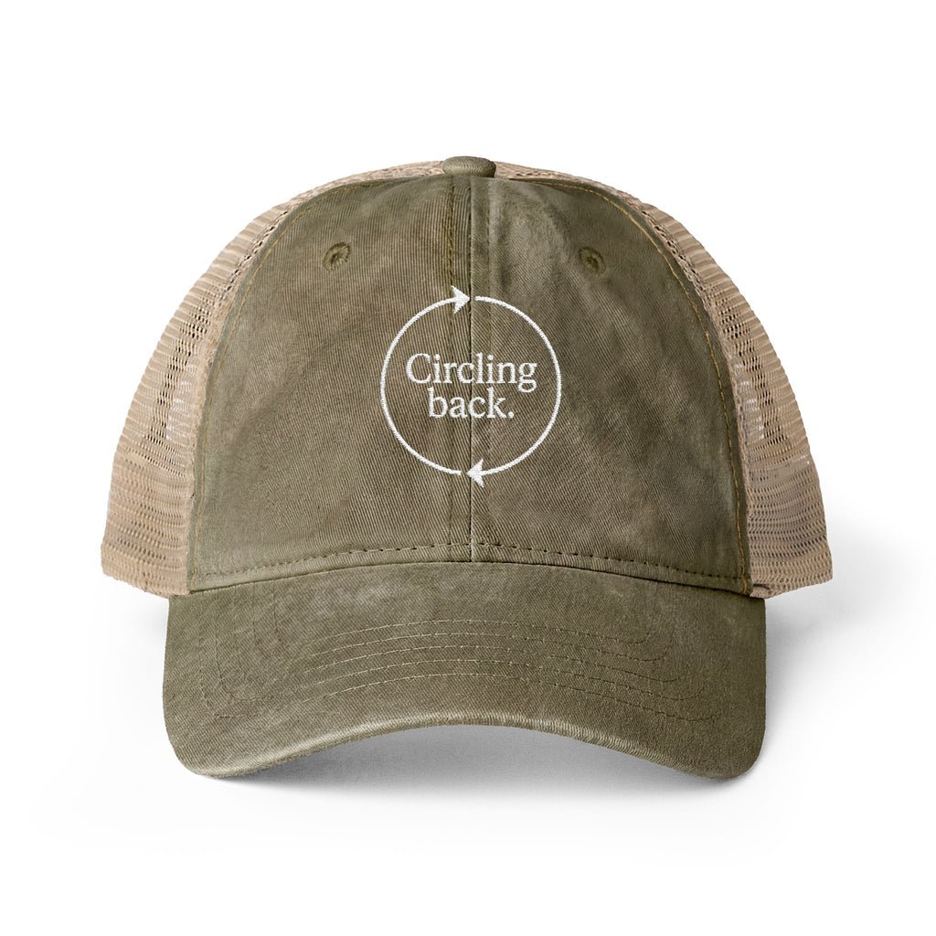 Women's circling back Snap Back