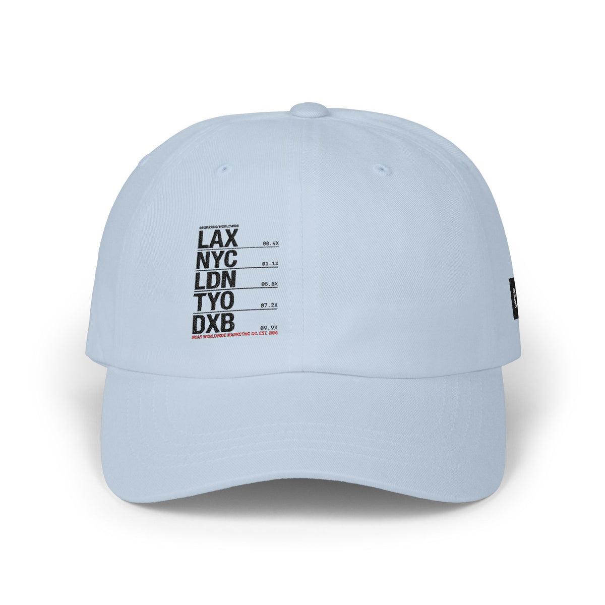 Airport Code Travel Dad Cap
