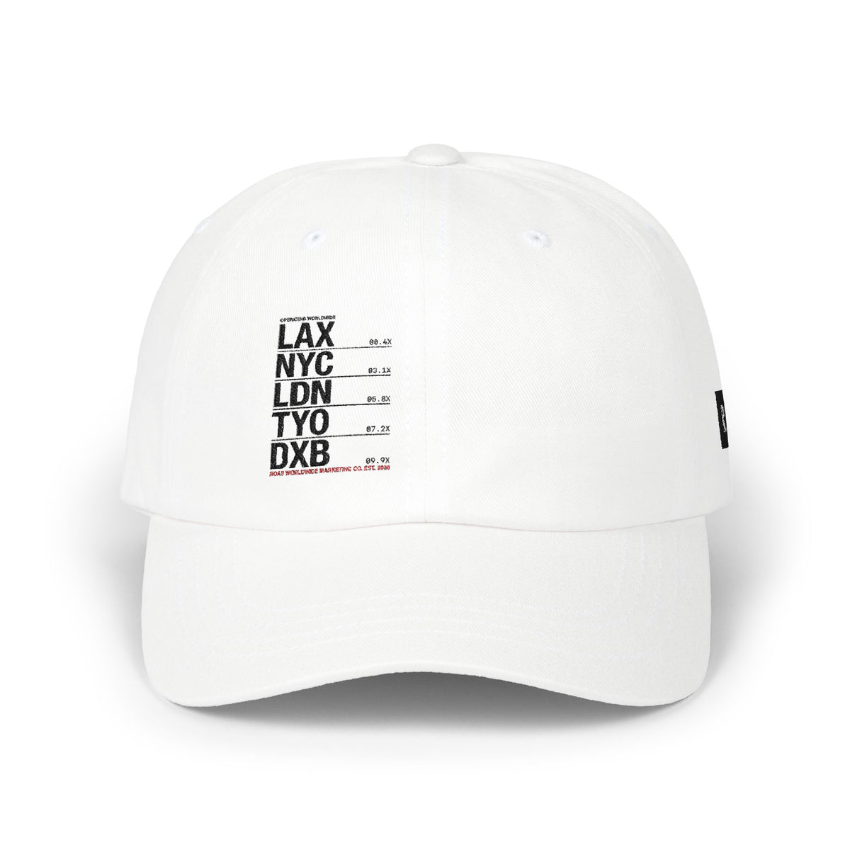 Airport Code Travel Dad Cap