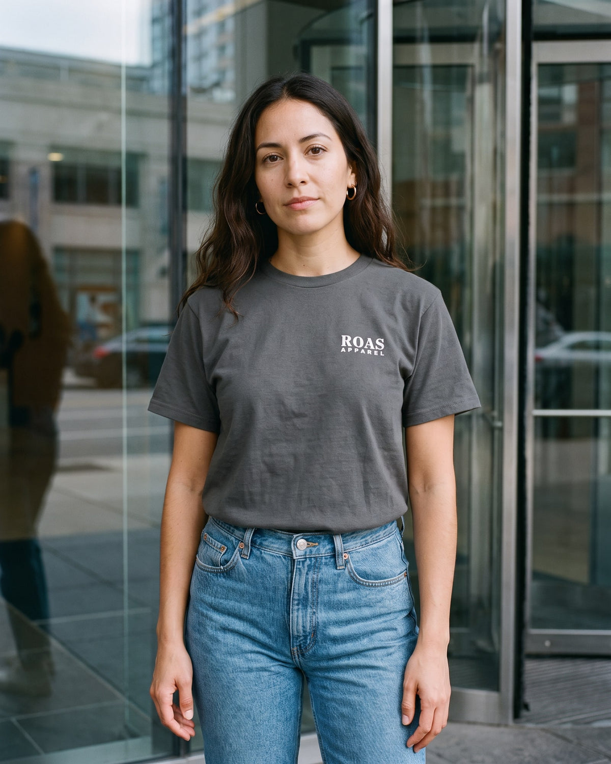 The Ready To Scale Album Tee, worn front