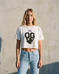 The ROAS Baby Tee, worn