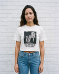 The Still Waiting On The Callback Crop Tee, worn