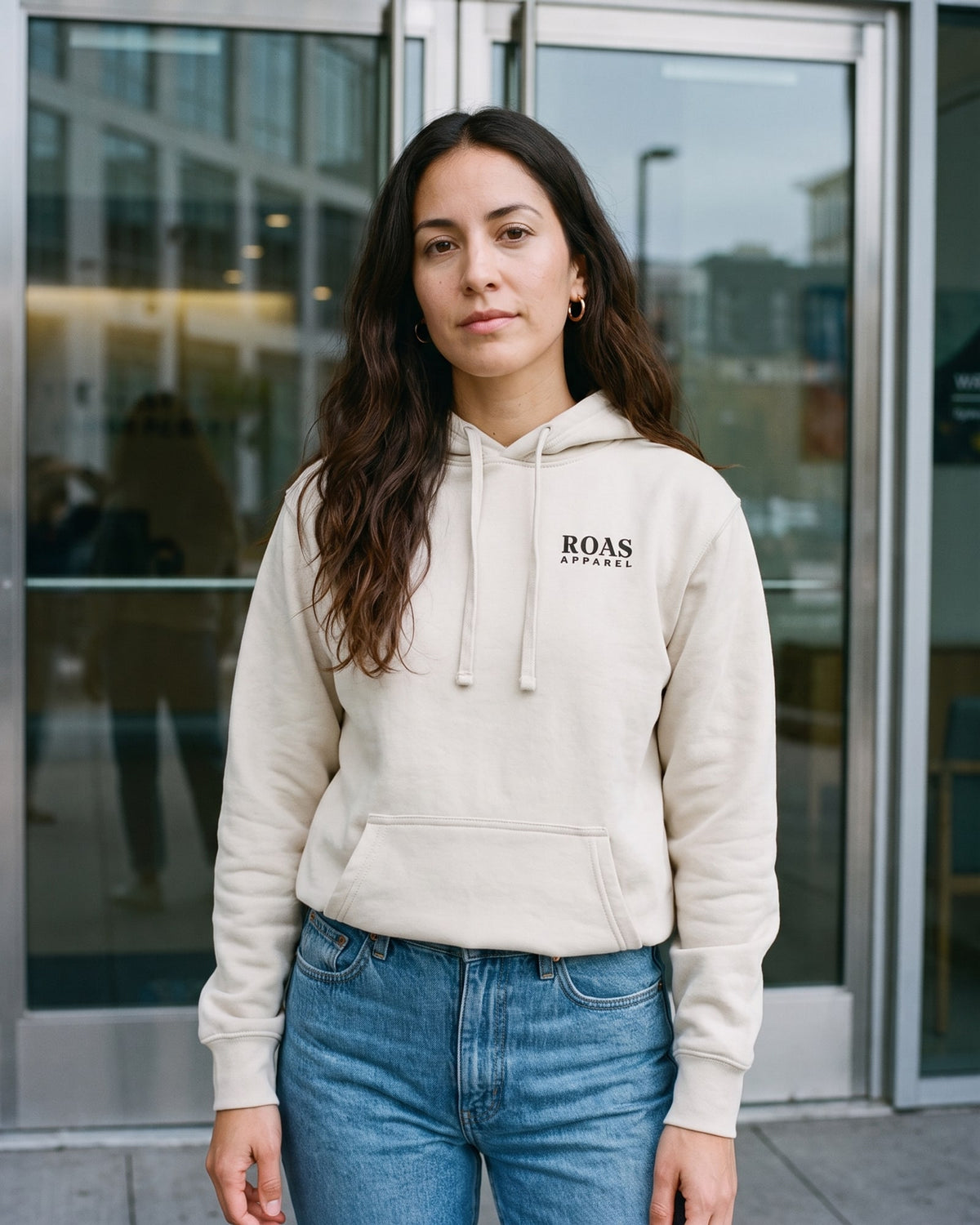 The ROAS Yacht Club Hoodie, worn front
