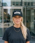 The Sell More Cap, worn