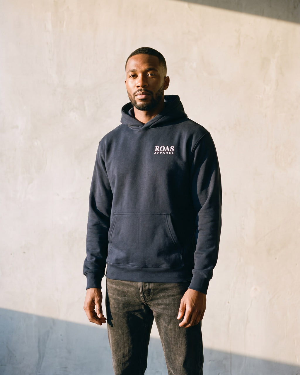 The Tiny CAC Club Hoodie, worn front