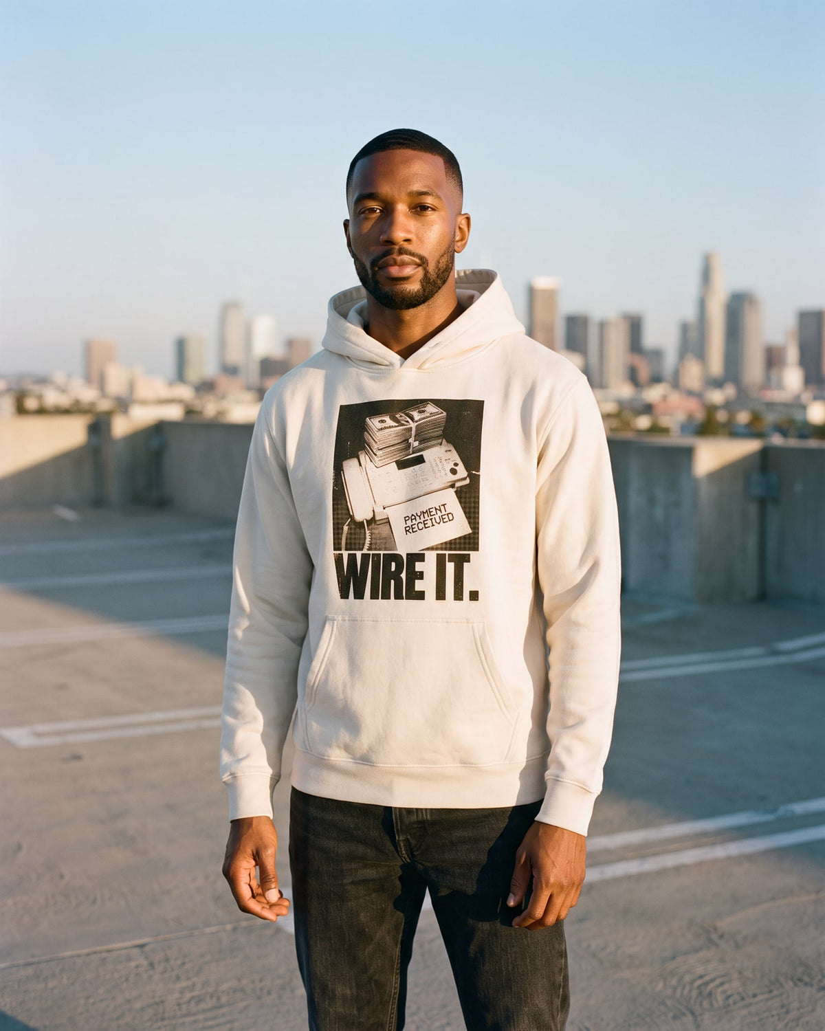 The Wire It Hoodie, worn