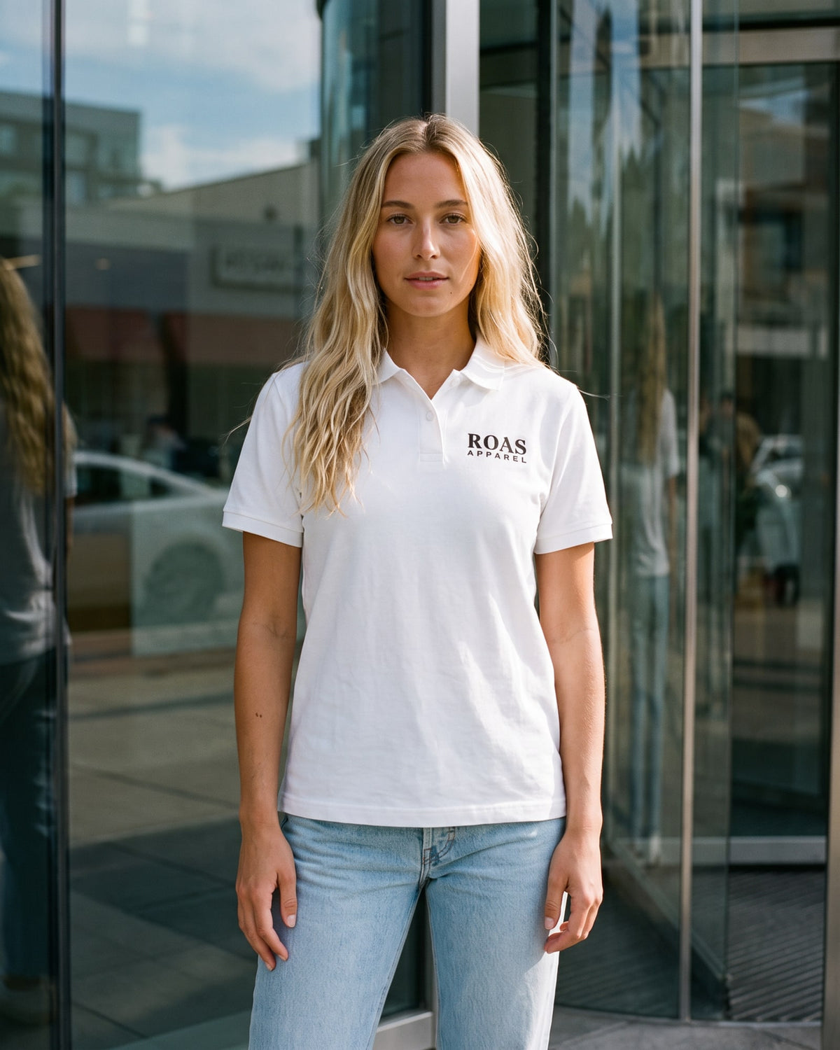 The Per My Last Email Polo, worn front