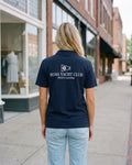 The ROAS Yacht Club Polo, worn