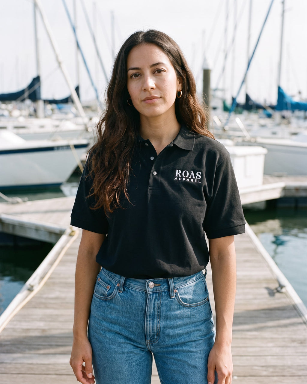 The Circling Back Polo, worn front