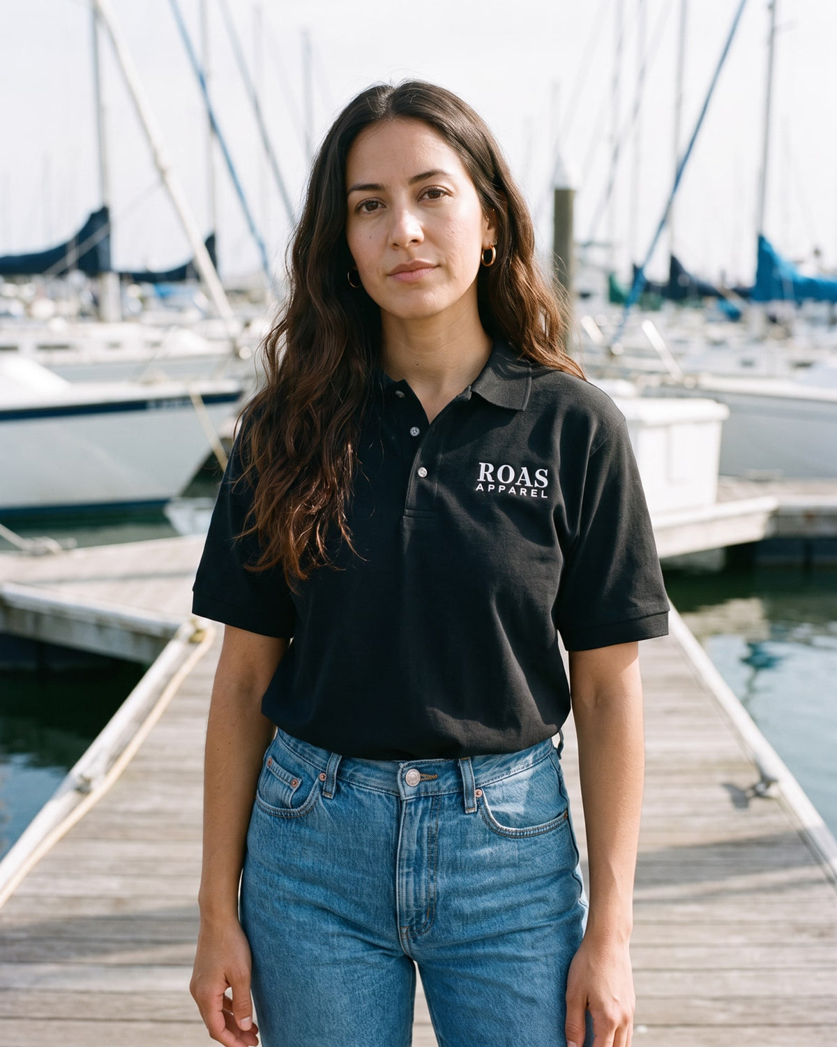The Circling Back Polo, worn front