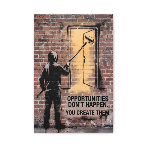 Paint The Door canvas, 12 in x 18 in (Vertical), front