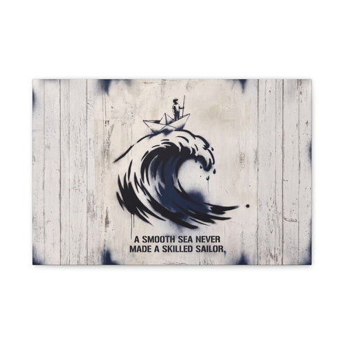 Skilled Sailor canvas, 18 in x 12 in (Horizontal), front