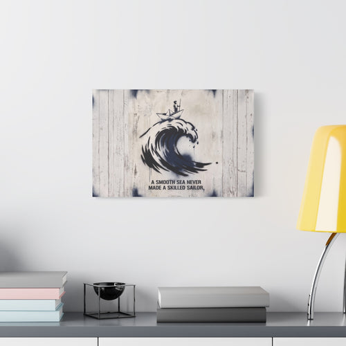 Skilled Sailor canvas, 18 in x 12 in (Horizontal), on a wall