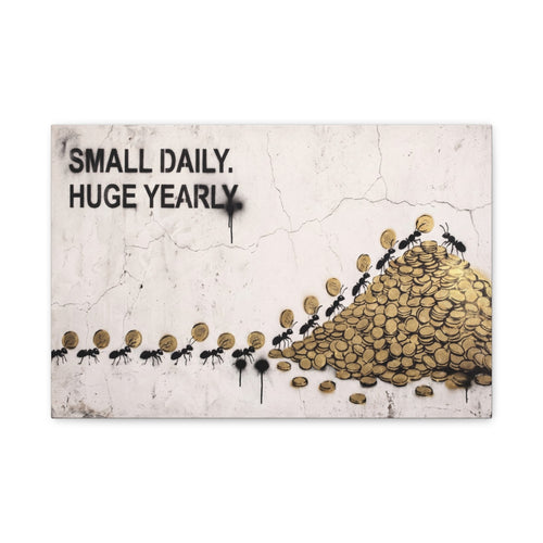 Small Daily canvas, 18 in x 12 in (Horizontal), front