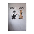 Start Today canvas, 12 in x 18 in (Vertical), front