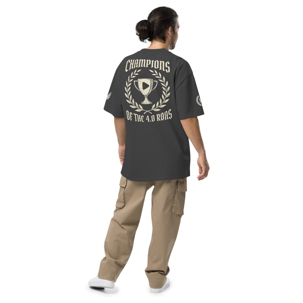 Champions Tee, on body, back