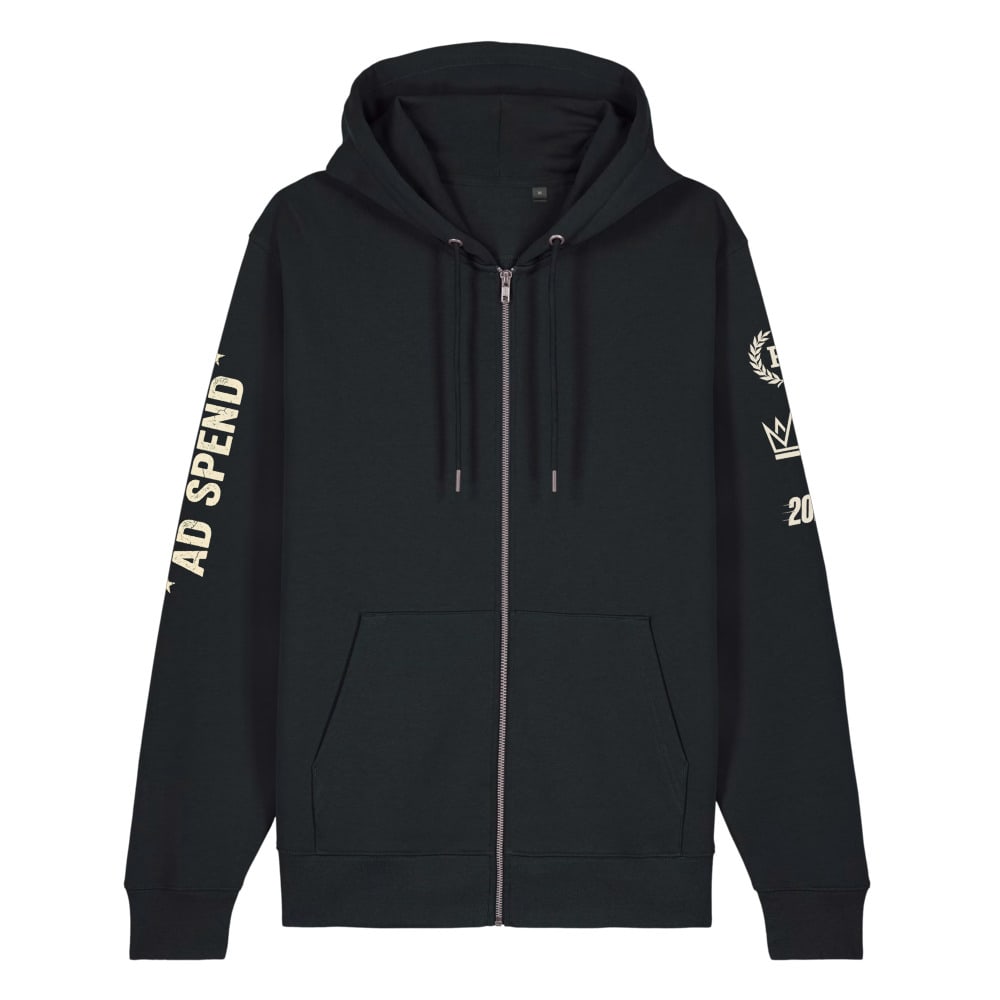 Team ROAS Zip Hoodie, front