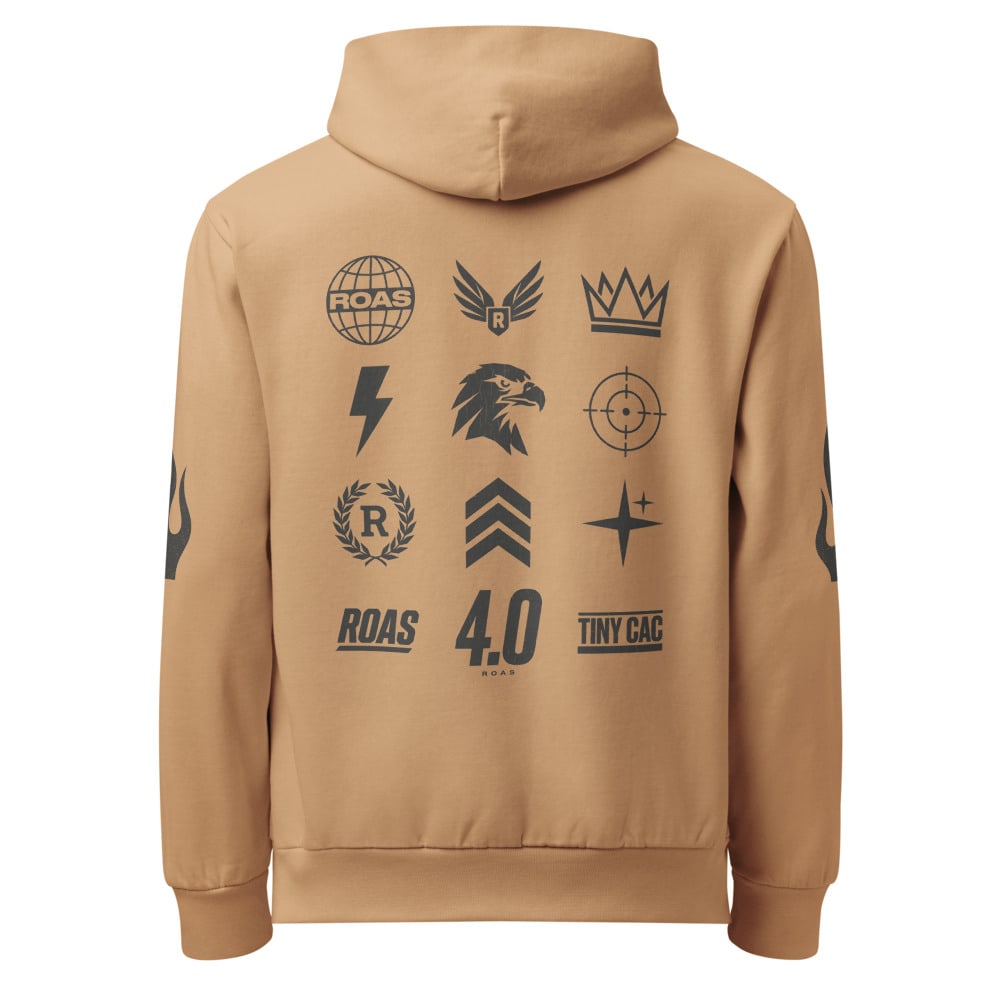 Symbol Grid Hoodie, back