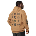 Symbol Grid Hoodie, on body, back