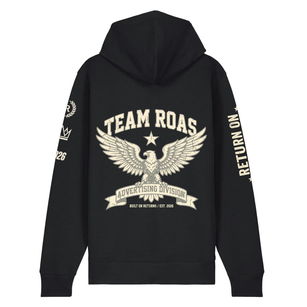 Team ROAS Zip Hoodie, back