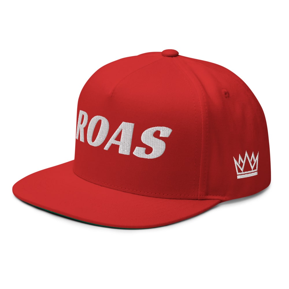 ROAS Crown A-Frame Snapback, left side