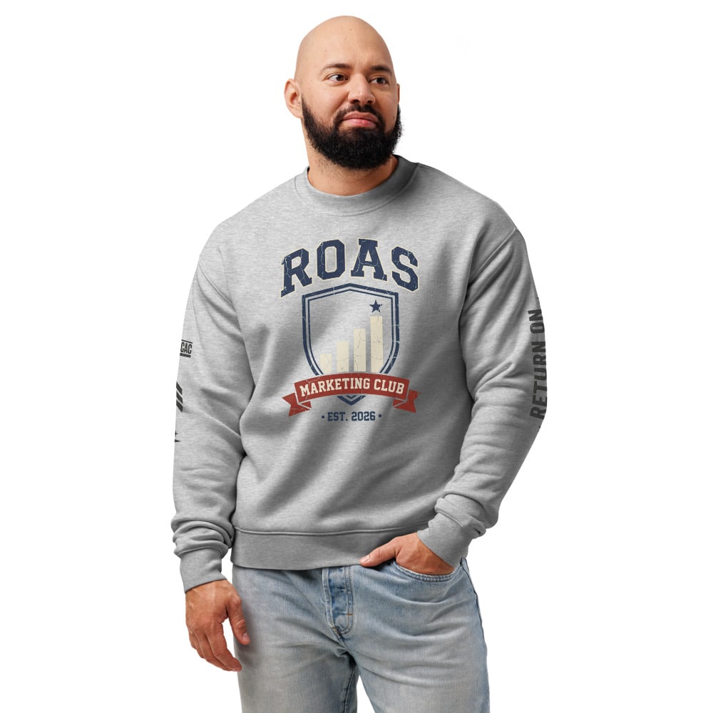 Marketing Club Crewneck, on body, front
