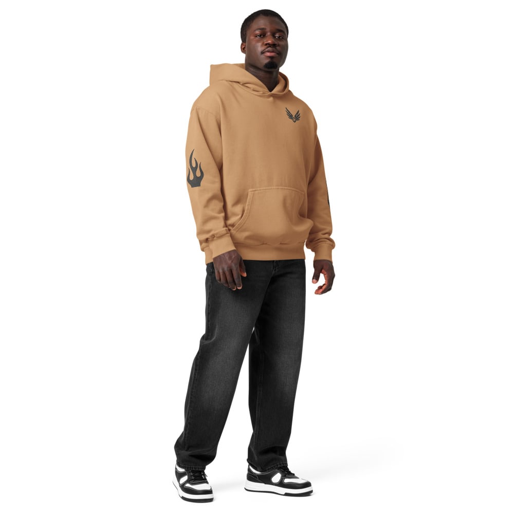 Symbol Grid Hoodie, on body, front