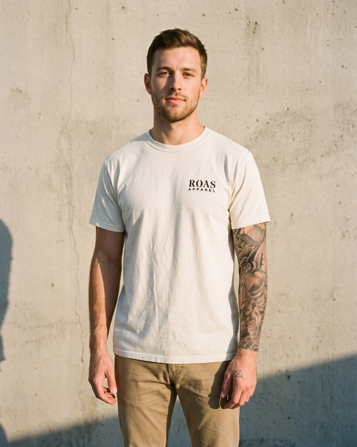 The Q4 Results Tee, worn front