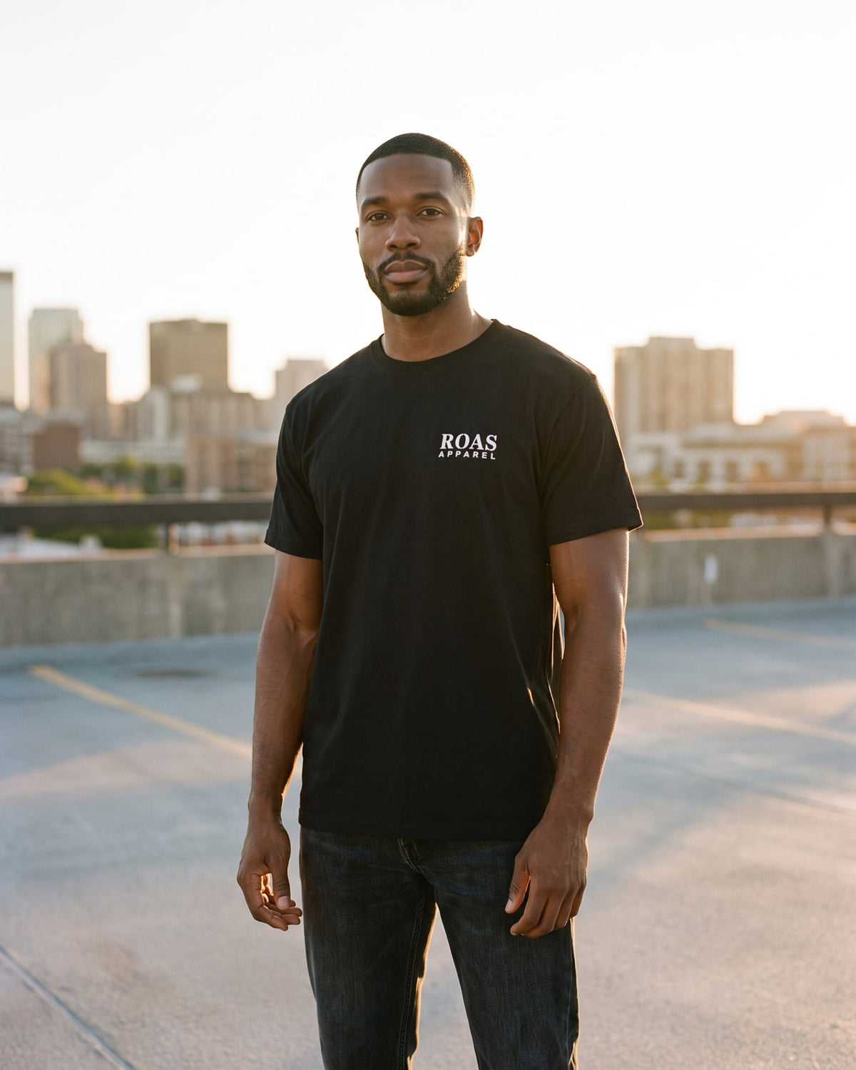 The Sell It Then Build It Tee, worn front