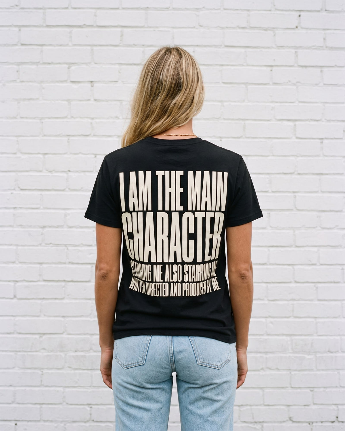 The Main Character Tee, worn
