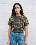 The Open Season Camo Tee, worn