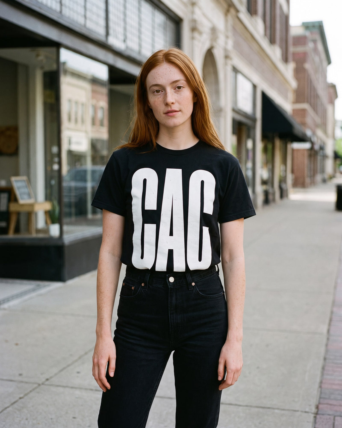 The CAC Tee, worn