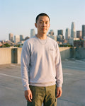 The Per My Last Email Crewneck, worn
