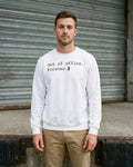 The Out Of Office Crewneck, worn